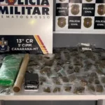 Polícia prende faccionado com porções de maconha em Canarana