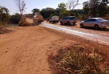 Ponte na MT 560 em Sorriso e reaberta temporariamente para festival de pesca -CenárioMT