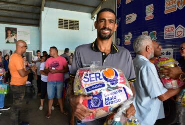 Setasc realiza acao solidaria em Primavera do Leste com entrega de cestas kits e orientacoes para comunidade -CenárioMT