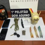 Três suspeitos de facção são presos em flagrante por tráfico e direção perigosa em Dom Aquino