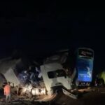 Colisão entre ônibus e carreta na BR-163 deixa mortos e dezenas de feridos entre Lucas do Rio Verde e Nova Mutum