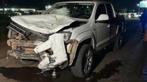 Motociclista morre em colisão com caminhonete na BR-070, em Cáceres