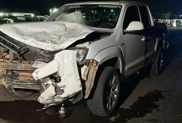 Motociclista morre em colisão com caminhonete na BR-070, em Cáceres