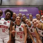 Brasília (DF), 03/08/2025 - Sesi Araraquara fez 2 a 0 na série melhor de 3 contra o Campinas e decide torneio contra o representante do Maranhão. Sampaio definiu a semifinal contra o São José (SP) por