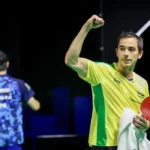 Brasília (DF), 02/08/2025 - Hugo Calderano vence de virada e garante Brasil nas quartas. Foto: Abelardo Mendes Jr./Calderano TM