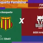 Brasília (DF), 25/07/2025 - TV Brasil exibe, ao vivo, neste domingo (10), às 13h45, o embate entre Sampaio Basquete e Sesi Araraquara pela Liga de Basquete Feminino (LBF). TV Brasil