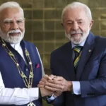 Brasília (DF), 08/07/2025 - O presidente Luiz Inácio Lula da Silva recebe o primeiro-ministro da Índia, Narendra Modi, em cerimônia oficial no Palácio da Alvorada. Foto: Marcelo Camargo/Agência Brasil