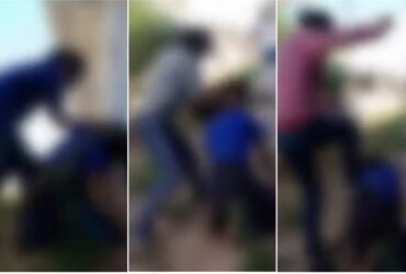 Vítima foi encurralada, agredida com socos, chutes e golpeada com cabo de vassoura; vídeo foi divulgado nas redes sociais e caso está sendo investigado pela Polícia Civil
