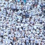 Torcida do Santos fica de costas para o campo após Vasco fazer 6 x 0