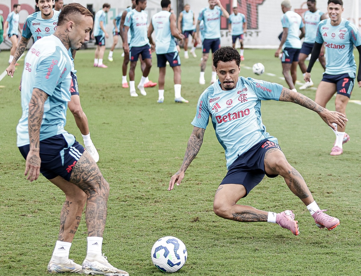 Flamengo x Estudiantes: onde assistir, escalações e retrospecto do duelo pelas quartas da Libertadores. Imagem: Divulgação Flamengo