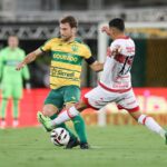 Lance de Cuiabá x CRB. Imagem: AssCom Dourado