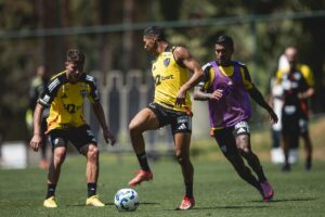 Atlético-MG x Santos: onde assistir, escalações e detalhes do jogo do Brasileirão 2025. Imagem: Pedro Souza/Atlético