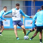 Grêmio x Botafogo: onde assistir, escalações e desfalques pelo Brasileirão Série A. Imagem: Lucas Uebel/GFBPA
