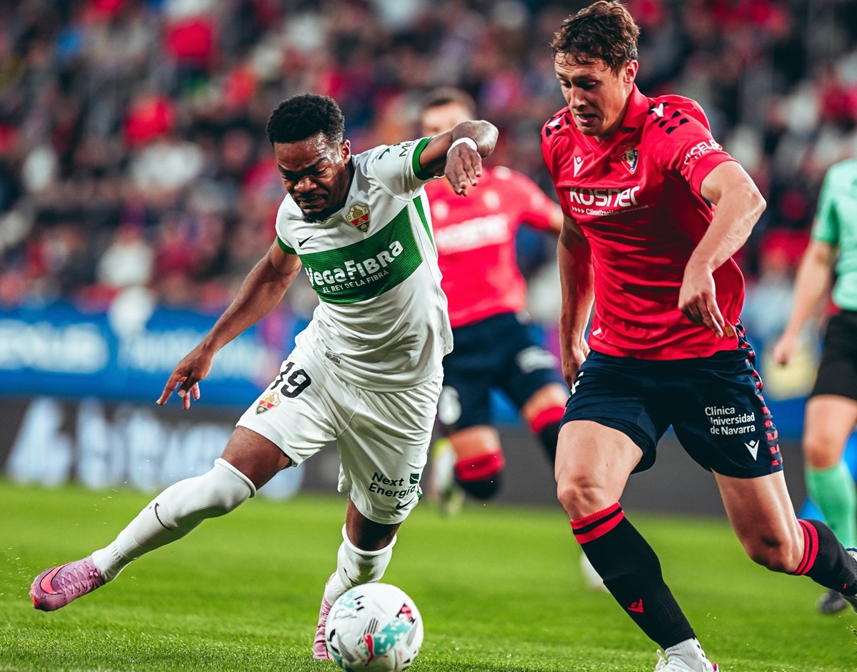 Osasuna x Elche. Imagem: Divulgação Elche
