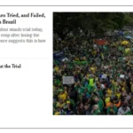 Imprensa destaca ineditismo do julgamento de Bolsonaro no Brasil