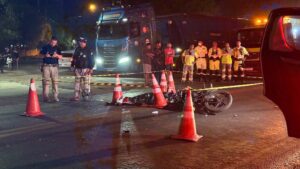 PRF busca caminhão ou carreta que teria atropelado Arthur Aparecido da Silva Campos, em Várzea Grande