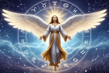 Anjo Paisagem com Horóscopo