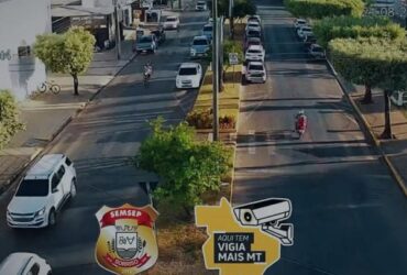 Camaras do Vigia Mais MT auxiliam no trabalho das forcas de seguranca em Sorriso -CenárioMT