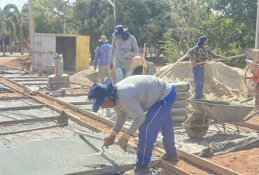 Construcao de calcadas avanca em principais avenidas em Barra do Garcas -CenárioMT
