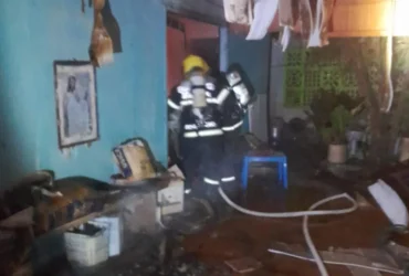 Idoso é resgatado com segurança em incêndio de kitnet em [Sinop]