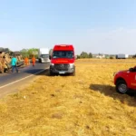 Capotamento em Mato Grosso mobiliza bombeiros após acidente com carreta de algodão