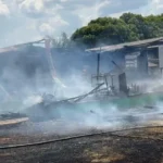 Incêndio atinge escola municipal em Juína e mobiliza bombeiros