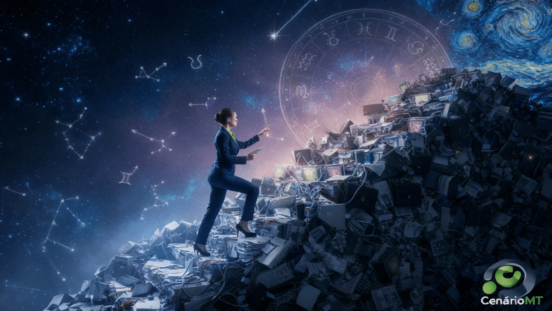 Desafios Profissionais com Horóscopo - Paisagem