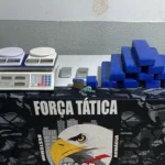 Força Tática apreende maconha e prende suspeita de tráfico em Guaratã do Norte
