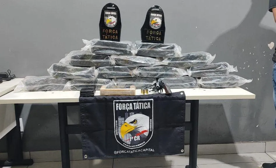 Força Tática prende quadrilha e recupera caminhonete com drogas em Várzea Grande