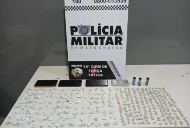 Força Tática prende trio com mais de 300 porções de drogas em Várzea Grande