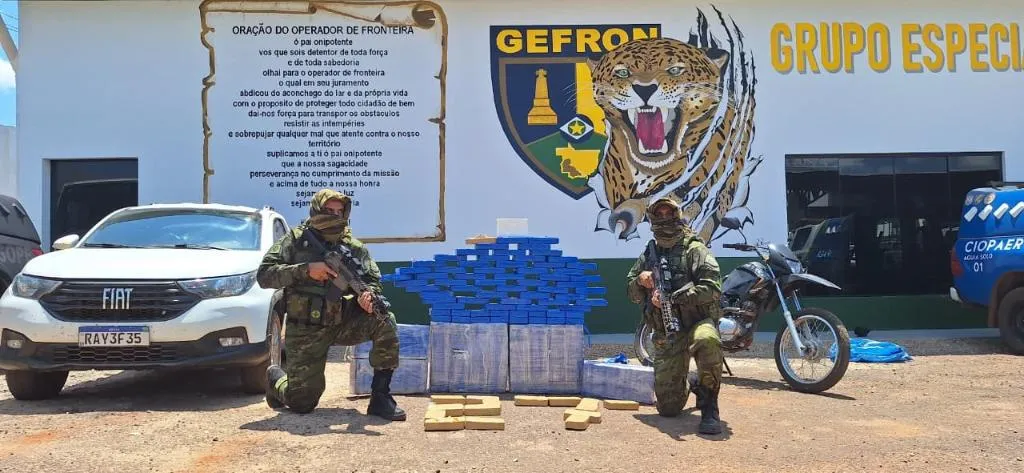 Mais de 200 kg de cocaína são apreendidos em Porto Espiridião com prejuízo de R$ 5 milhões às facções