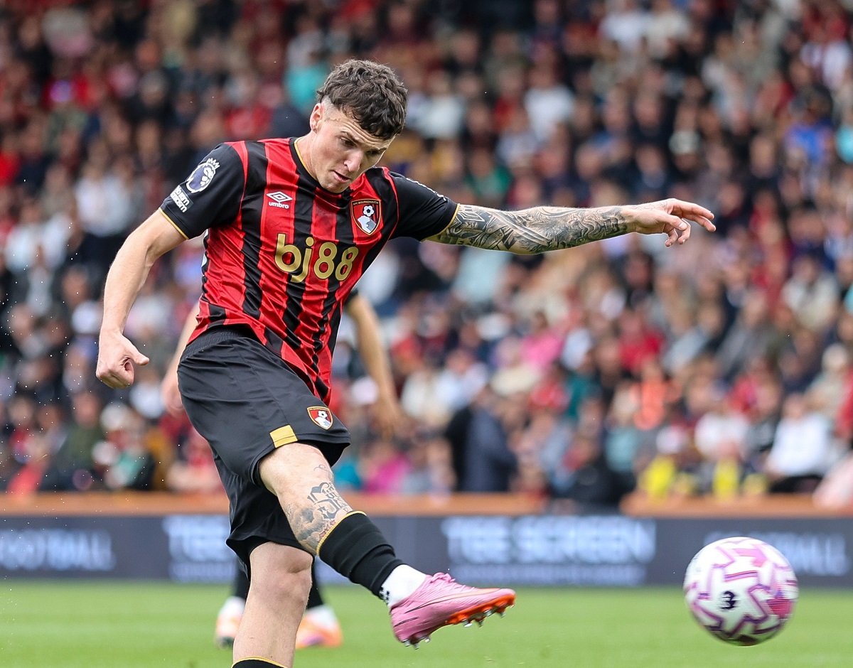 Lance de Bournemouth x Newcastle. Imagem: X/Bounemouth