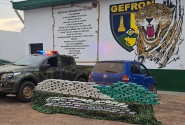Gefron apreende 200 quilos de drogas em Porto Esperidião e causa prejuízo milionário às facções