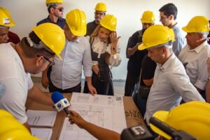 Governador Mauro Mendes visita obras do Ser Família Criança em Barra do Garças