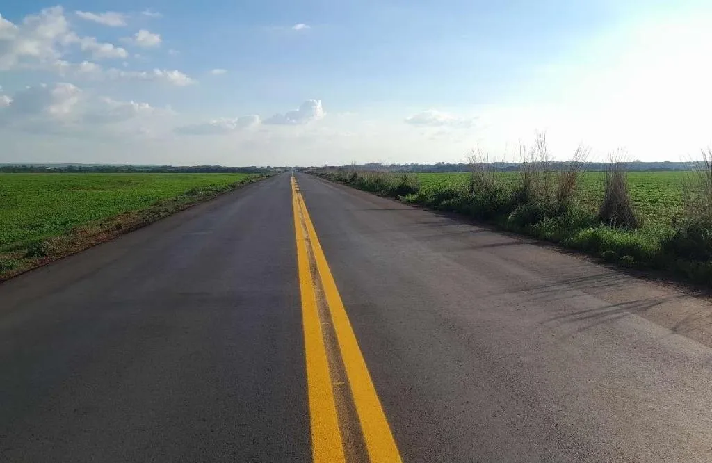 Governo inaugura rodovia de 23 km em Diamantino conectando a BR-163