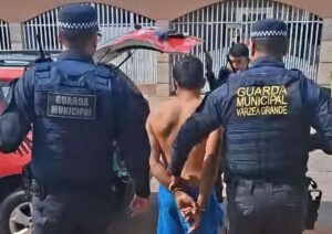 Guarda Municipal de Várzea Grande prende homem por agressão em violência doméstica
