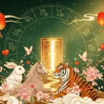 Horóscopo Chinês Reencontros Amorosos Fundo Verde