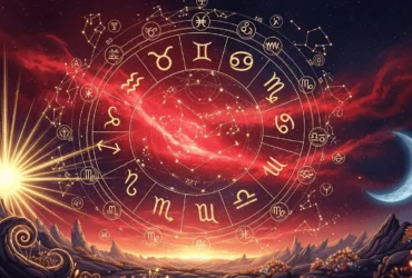 Horóscopo Fundo Vermelho