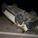 Acidente ocorreu na noite de sábado (27) e mobilizou equipes da Nova Rota do Oeste; vítima foi encaminhada ao Hospital Regiona