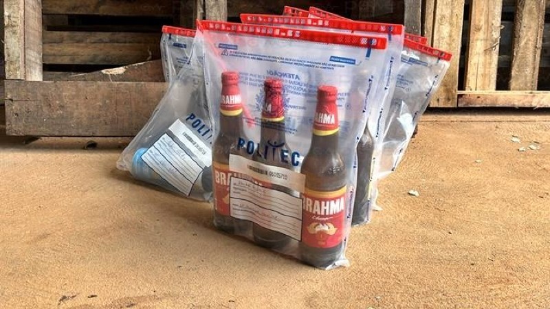 Operação flagra armazenamento irregular em imóvel no bairro Cidade Bela; rótulos eram trocados para simular originalidade dos produtos