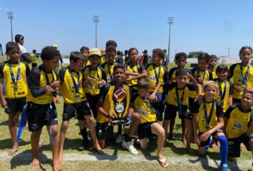 Mais de 300 criancas participam do Festival Interpolos de Flag Football em Sorriso -CenárioMT