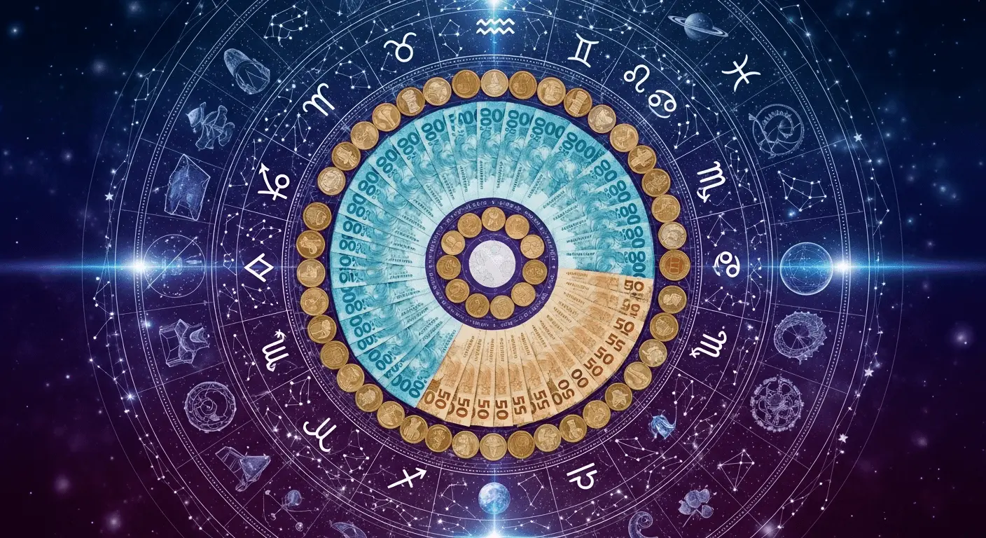 Mandala Horóscopo com Reais