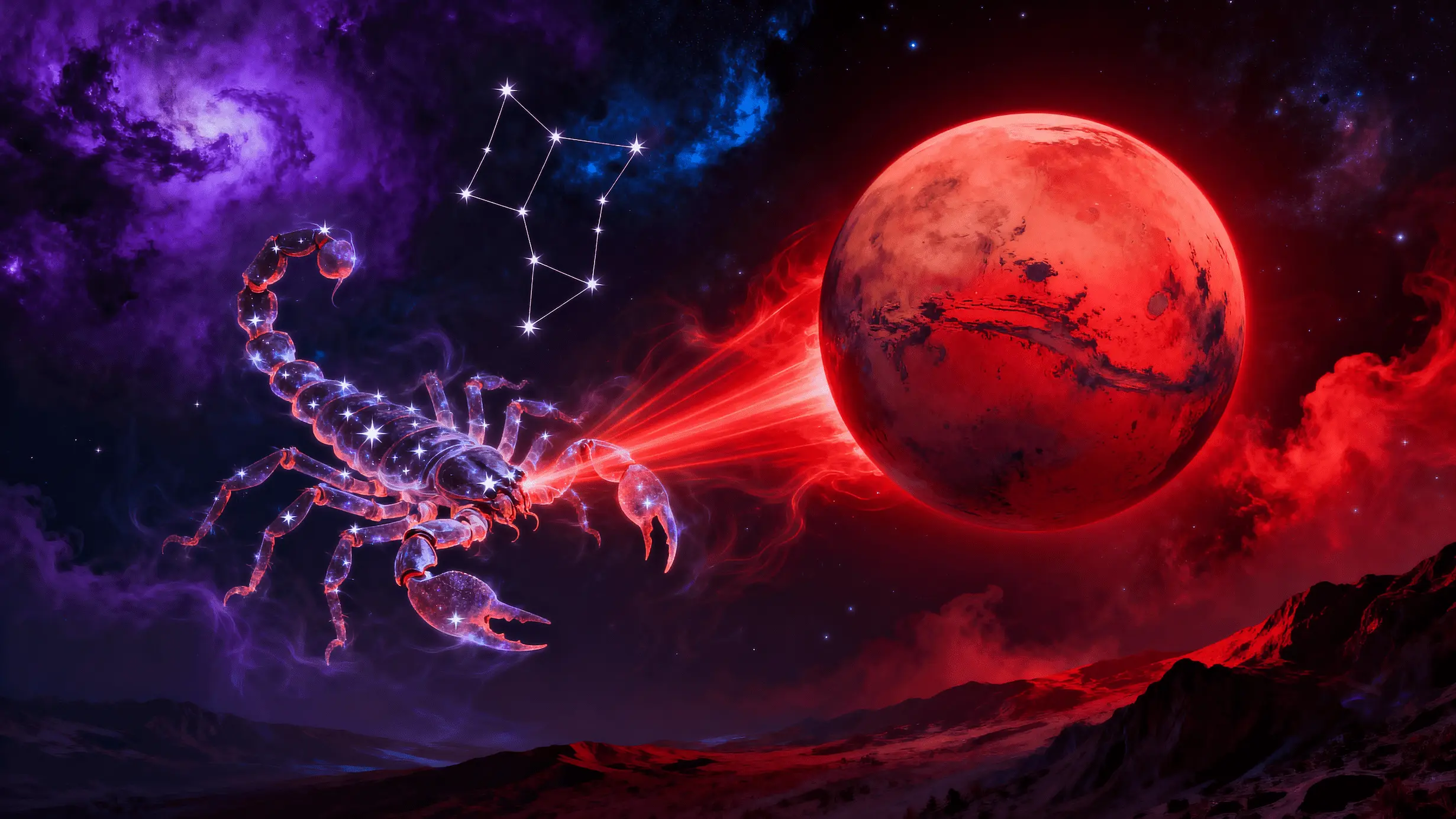 Marte em Escorpião