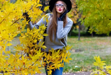 Mulher feliz na natureza