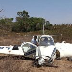 Mulher grávida sobrevive após queda de avião em Mato Grosso