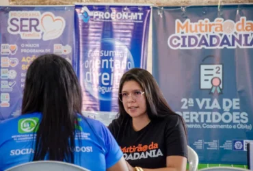 Mutirão da Cidadania oferece serviços gratuitos em Santo Antônio do Leverger