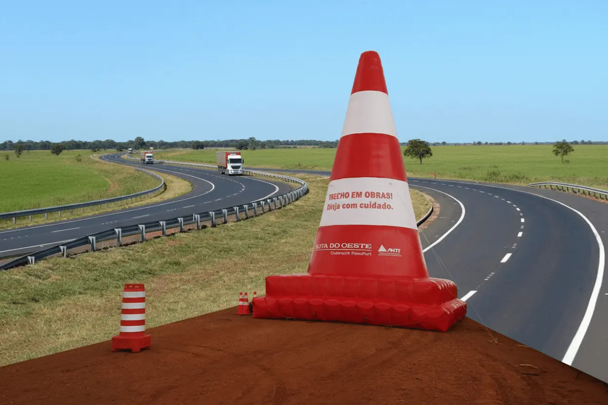 Obras da Rota do Oeste - Motagem CenárioMT