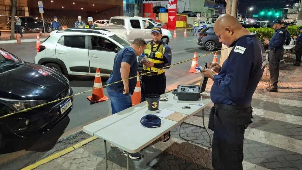 Operação Lei Seca prende 114 motoristas embriagados em Mato Grosso neste fim de semana
