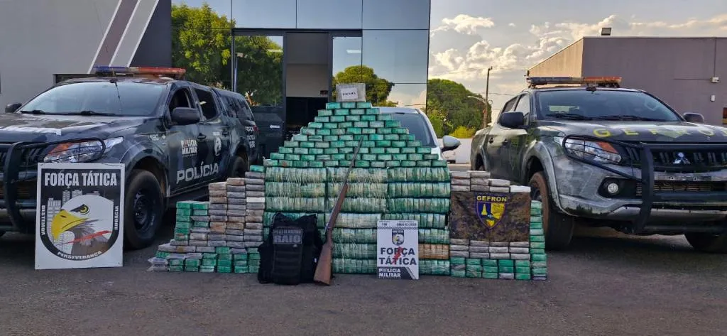 Apreensão de mais de 420 quilos de drogas gera prejuízo milionário às facções em Pontes e Lacerda