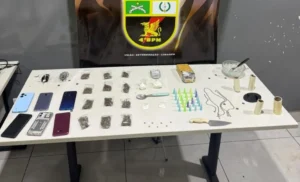 PM prende dois suspeitos por tráfico e estelionato em Várzea Grande